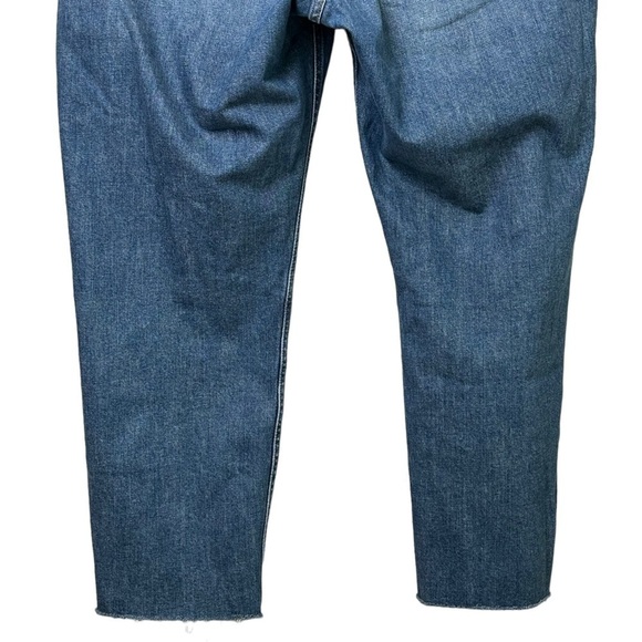 Everlane The Curvy Cheeky Jean Size 35 Women's High Rise Straight Leg Raw Hem - Picture 10 of 16
